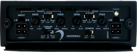 Diamond Audio Micro 4 Channel Class D Amplifier (330w x 2 bridged @ 4 ohm)