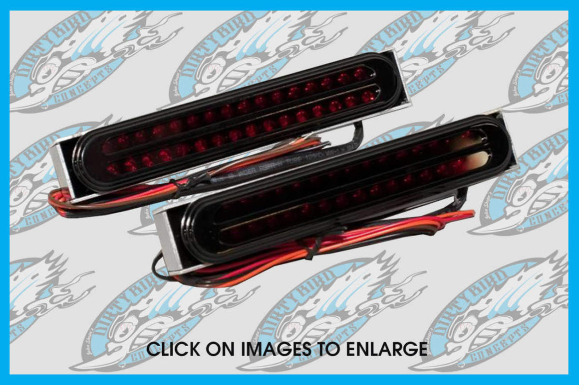 Dirty Bird Harley-Davidson Oval LED Tail Lights