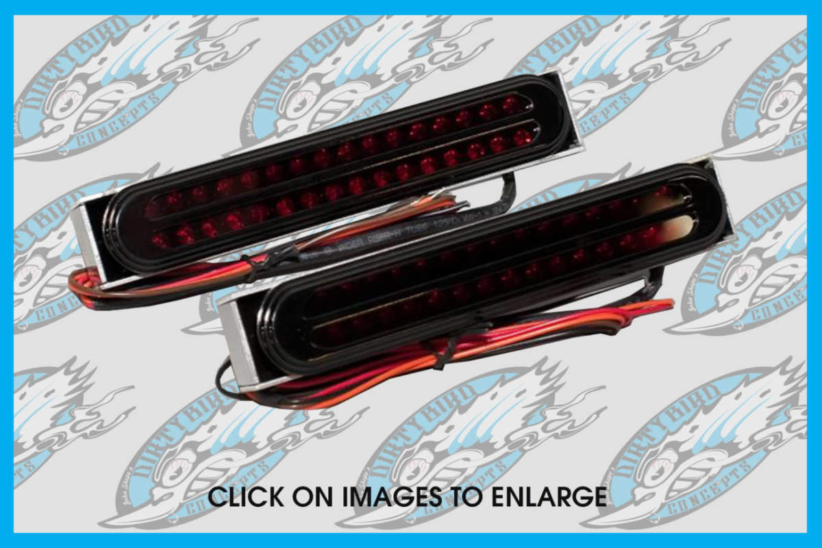 Dirty Bird Harley-Davidson Oval LED Tail Lights