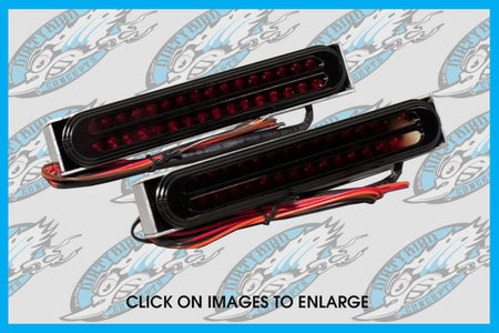 Dirty Bird Harley-Davidson Oval LED Tail Lights
