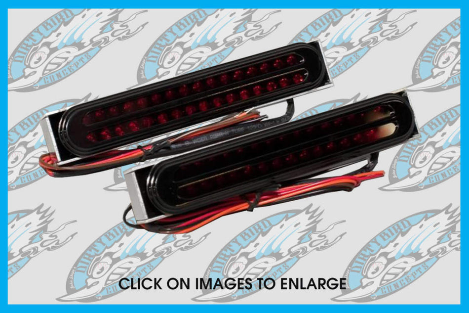 Dirty Bird Harley-Davidson Oval LED Tail Lights
