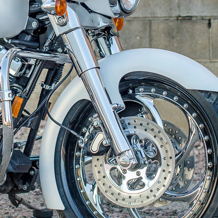 Klock Werks Flush Mount 25mm Front Axles for H-D 2008-2025 Street Glide, Road Glide, Road King