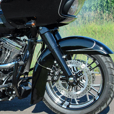 Klock Werks Flush Mount 25mm Front Axles for H-D 2008-2025 Street Glide, Road Glide, Road King