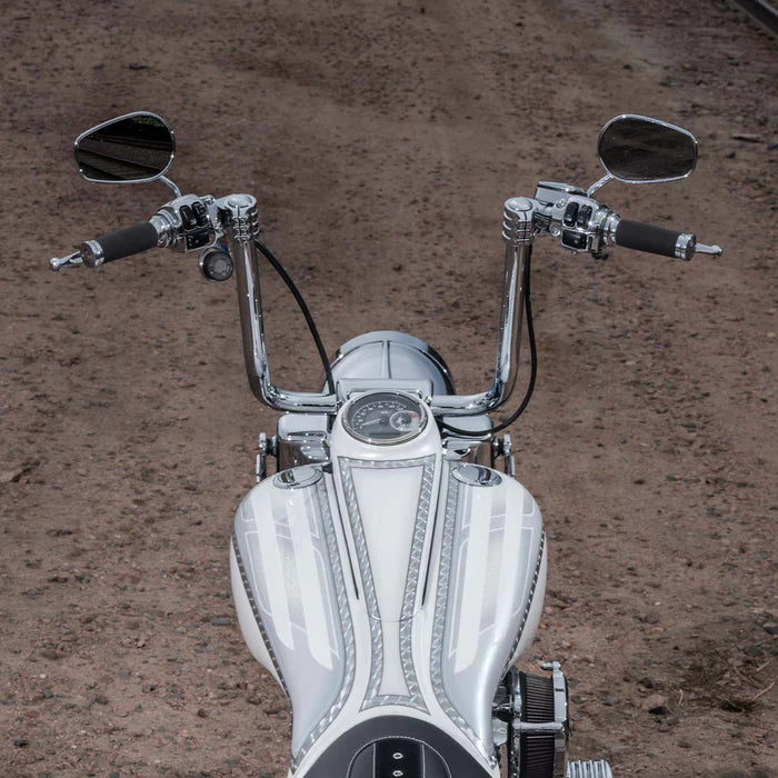 Klock Werks Klip Hanger Handlebars for H-D 2008-2013 Road Glide, 2008-2024 Road King and 2008-2017 Softail
