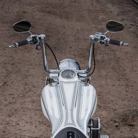 Klock Werks Klip Hanger Handlebars for H-D 2008-2013 Road Glide, 2008-2024 Road King and 2008-2017 Softail