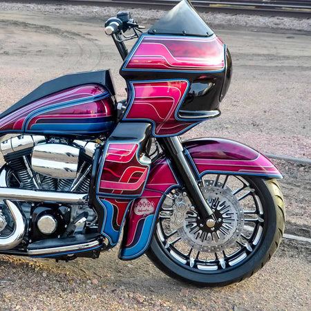 Klock Werks Benchmark Front Fender for H-D 1983-2013 Street Glide, Road Glide and Road King