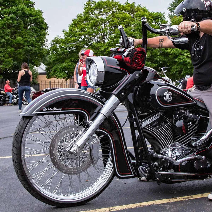 Klock Werks Big Wheel Front Fender for H-D 1983-2013 Street Glide, Road Glide and Road King