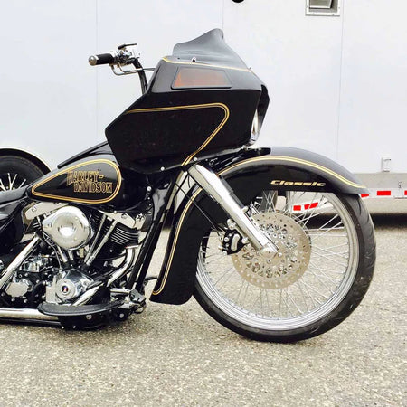 Klock Werks Big Wheel Front Fender for H-D 1983-2013 Street Glide, Road Glide and Road King