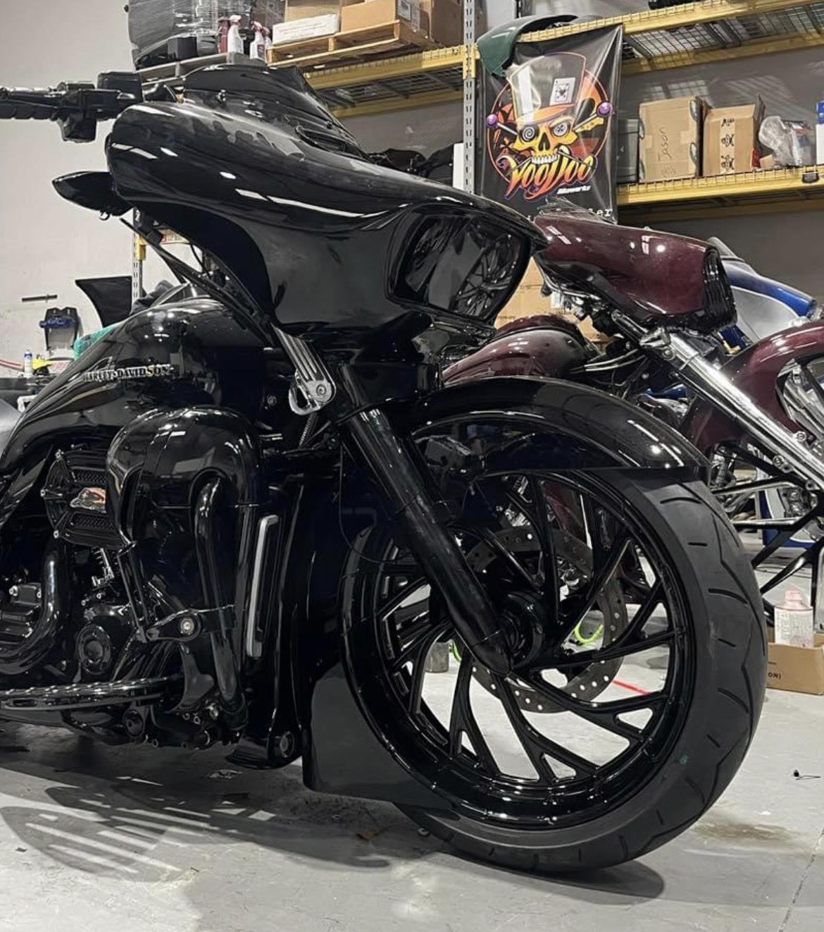 Voodoo Bikeworks 2014+ Street Glide Dual Headlight Outer Fairing