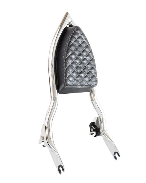 Factory 47 Diablo Backrest Diamond Stitched fits 2009-2024 Baggers