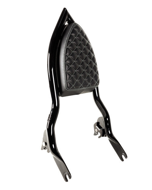 Factory 47 Diablo Backrest Diamond Stitched fits 2009-2024 Baggers