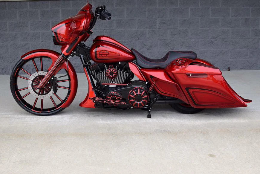Top Shop Baggers 2014-19 Black Death Kit CVO Style