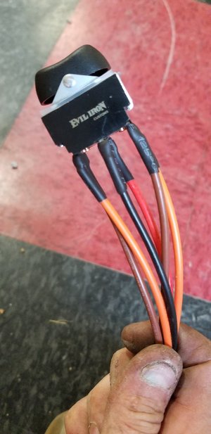 Evil Iron 2013 and Down Center Stand Switch