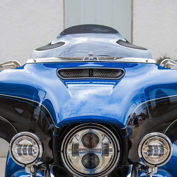 Klock Werks Fairing Vent Screens for Harley-Davidson 2014-2025 Street Glide (FLHT, FLHX)