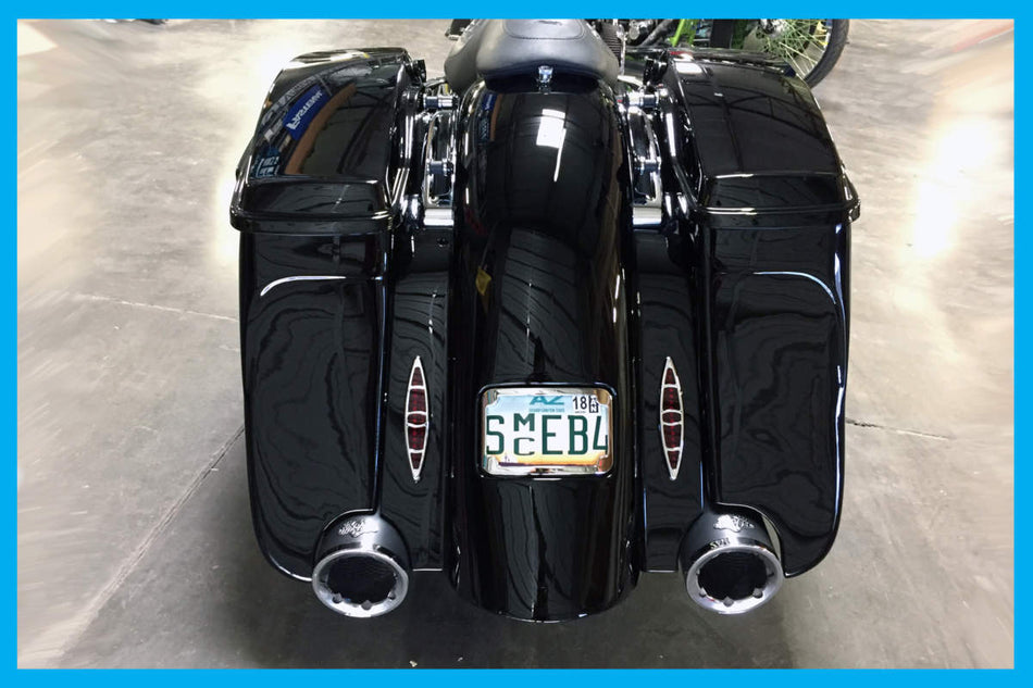 Dirty Bird Curved LED License Plate Frame