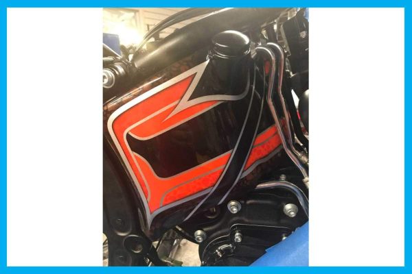 Dirty Bird Softail “Slick Shot” Oil Bag Cover 2006 To 2017
