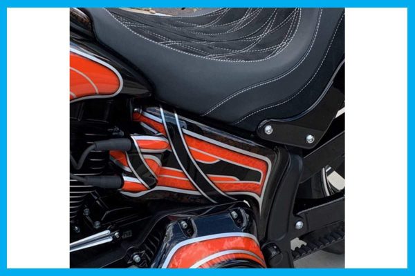 Dirty Bird Softail “Slick Shot” Oil Bag Cover 2006 To 2017