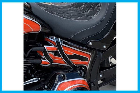 Dirty Bird Softail “Slick Shot” Oil Bag Cover 2006 To 2017
