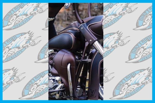 Dirty Bird Softail Leg Warmers 8″ with Custom Crash Bar 2001 To 2017