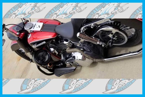 Dirty Bird Softail Leg Warmers 8″ with Custom Crash Bar 2001 To 2017
