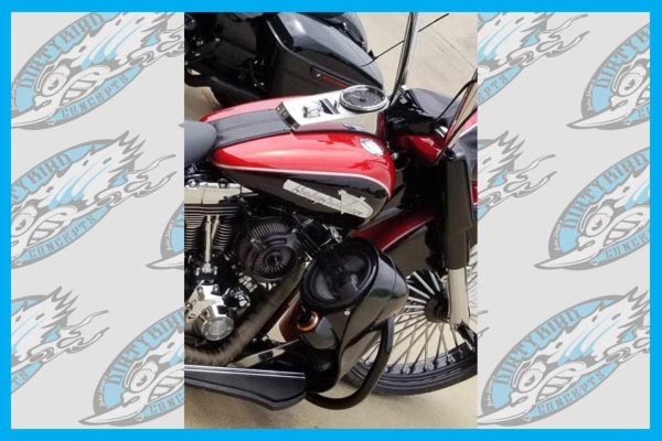 Dirty Bird Softail Leg Warmers 8″ with Custom Crash Bar 2001 To 2017