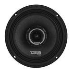 DS18 PRO-ZT6SL PRO-ZT 6.5” Slim Coaxial Mid-Range Loudspeaker with Water-Resistant Cone Built-in Bullet Tweeter | 200W RMS 4-Ohm