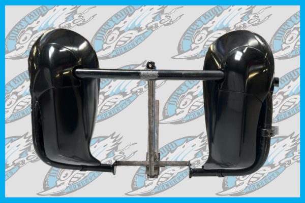 Dirty Bird Softail Extra Airspace 8″ Lowers With Custom Crash Bar 2001 To 2024