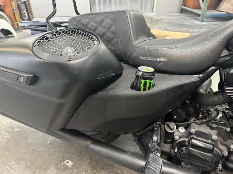 Dirty Bird Side Covers With Cup Holder for Touring 2014 To 2023