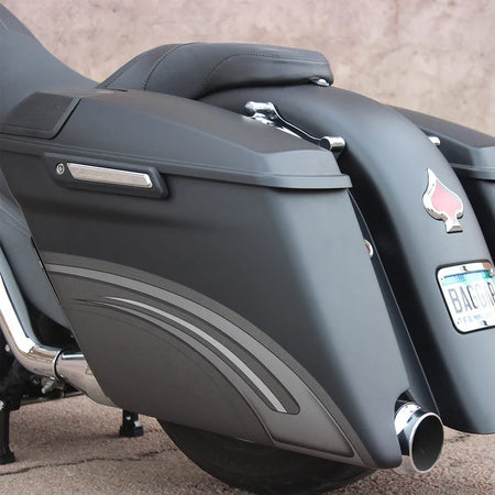 Klock Werks Saddlebag Hinge Inserts for H-D 2014-2025 Street Glide, Road Glide and Road King