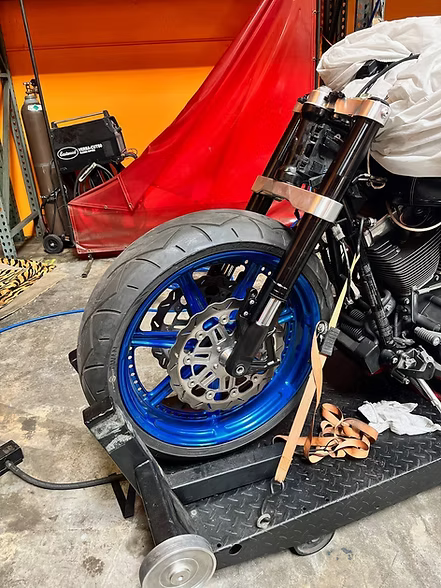 American Suspension 21", 23" or FAT 21 wheel Triple Tree Kit for 2023+ Harley Davidson CVO INVERTED