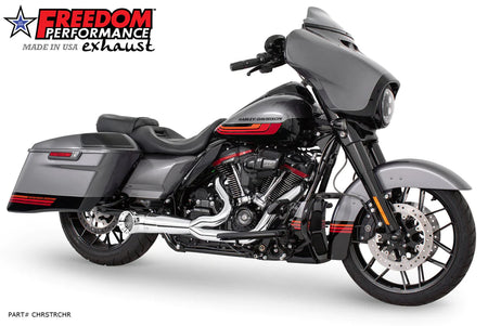 Freedom Performance HARLEY TOURING 2-INTO-1 TURNOUT/SIDEDUMP FULL SYSTEM BUNDLE (FPE STOCK CHECK)