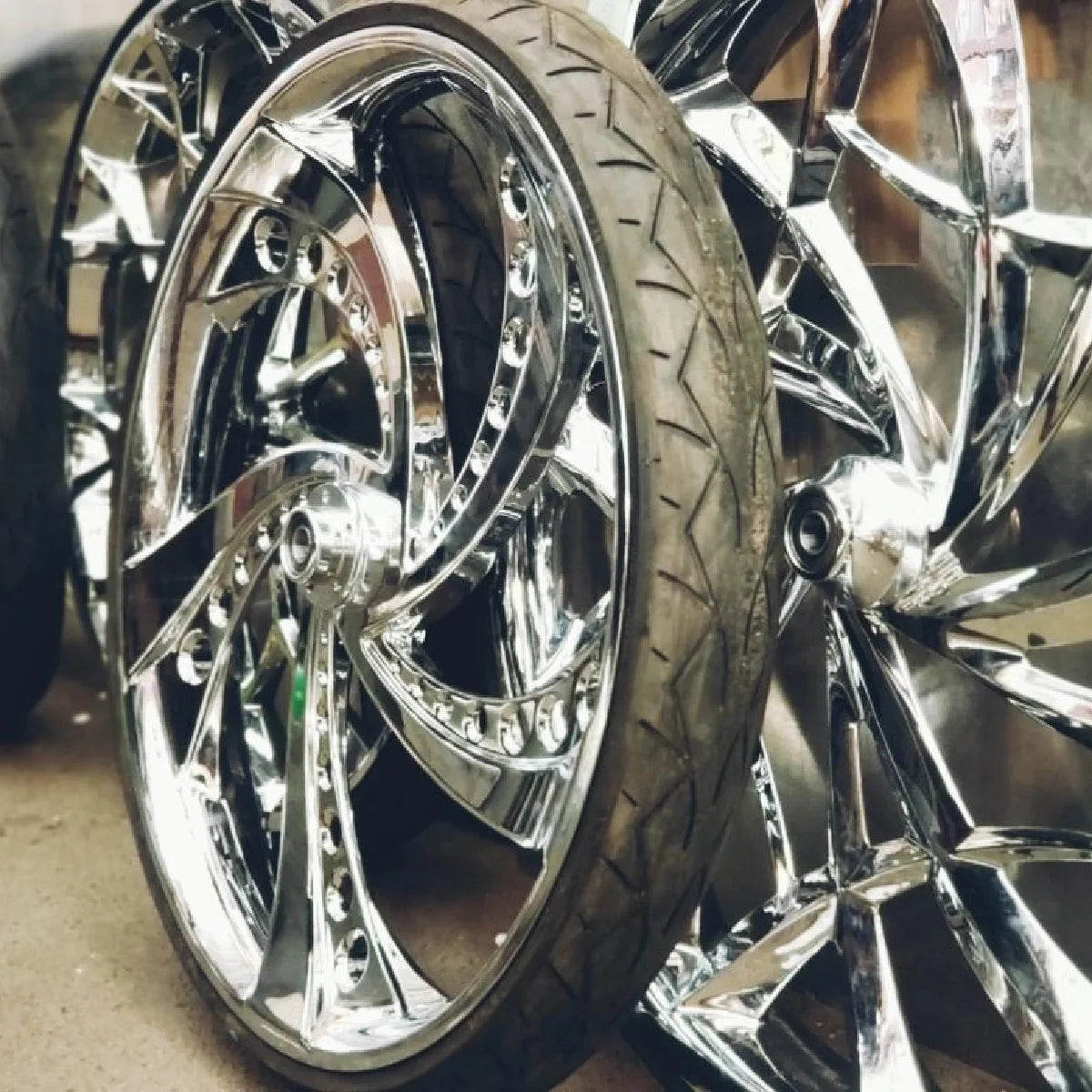 SMT SUPER SONIC 3D MOTORCYCLE WHEEL