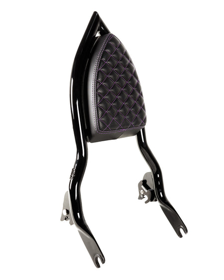 Factory 47 Diablo Backrest Diamond Stitched fits 2009-2024 Baggers