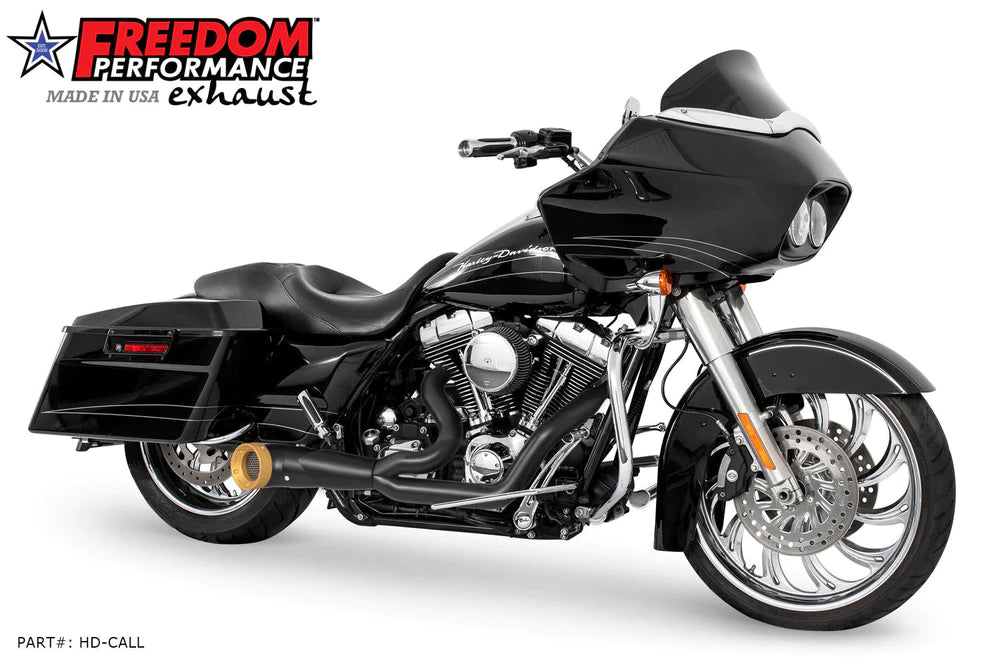 Freedom Performance HARLEY TOURING 2-INTO-1 TURNOUT/SIDEDUMP FULL SYSTEM BUNDLE (FPE STOCK CHECK)