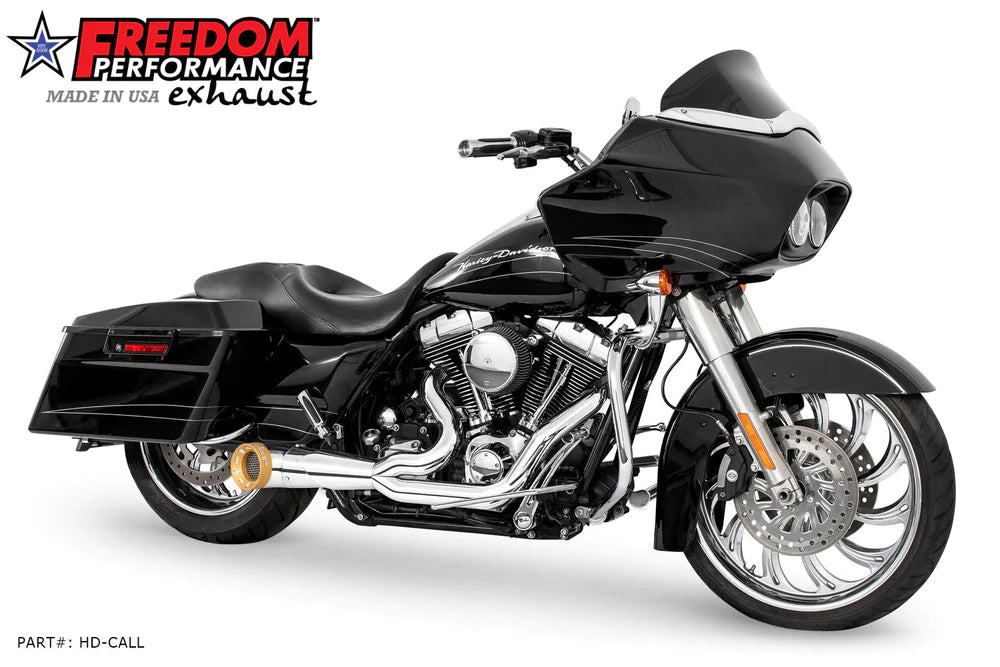 Freedom Performance HARLEY TOURING 2-INTO-1 TURNOUT/SIDEDUMP FULL SYSTEM BUNDLE (FPE STOCK CHECK)