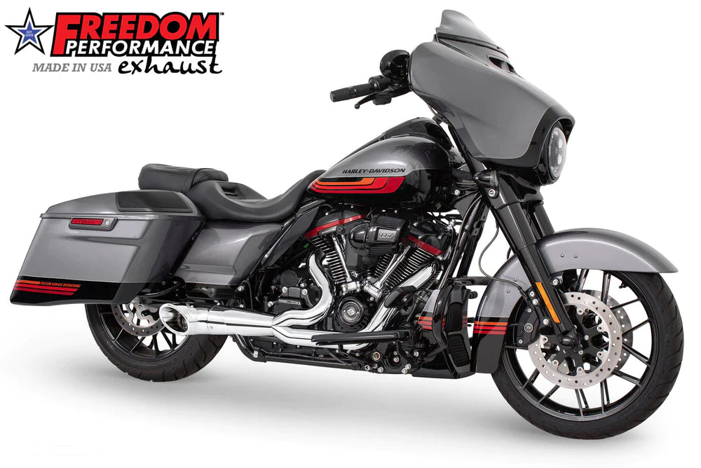 Freedom Performance HARLEY TOURING 2-INTO-1 TURNOUT/SIDEDUMP FULL SYSTEM BUNDLE (FPE STOCK CHECK)