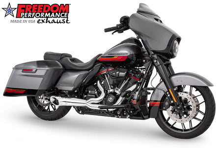 Freedom Performance HARLEY TOURING 2-INTO-1 TURNOUT/SIDEDUMP FULL SYSTEM BUNDLE (FPE STOCK CHECK)