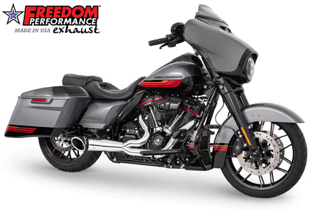 Freedom Performance HARLEY TOURING 2-INTO-1 TURNOUT/SIDEDUMP FULL SYSTEM BUNDLE (FPE STOCK CHECK)