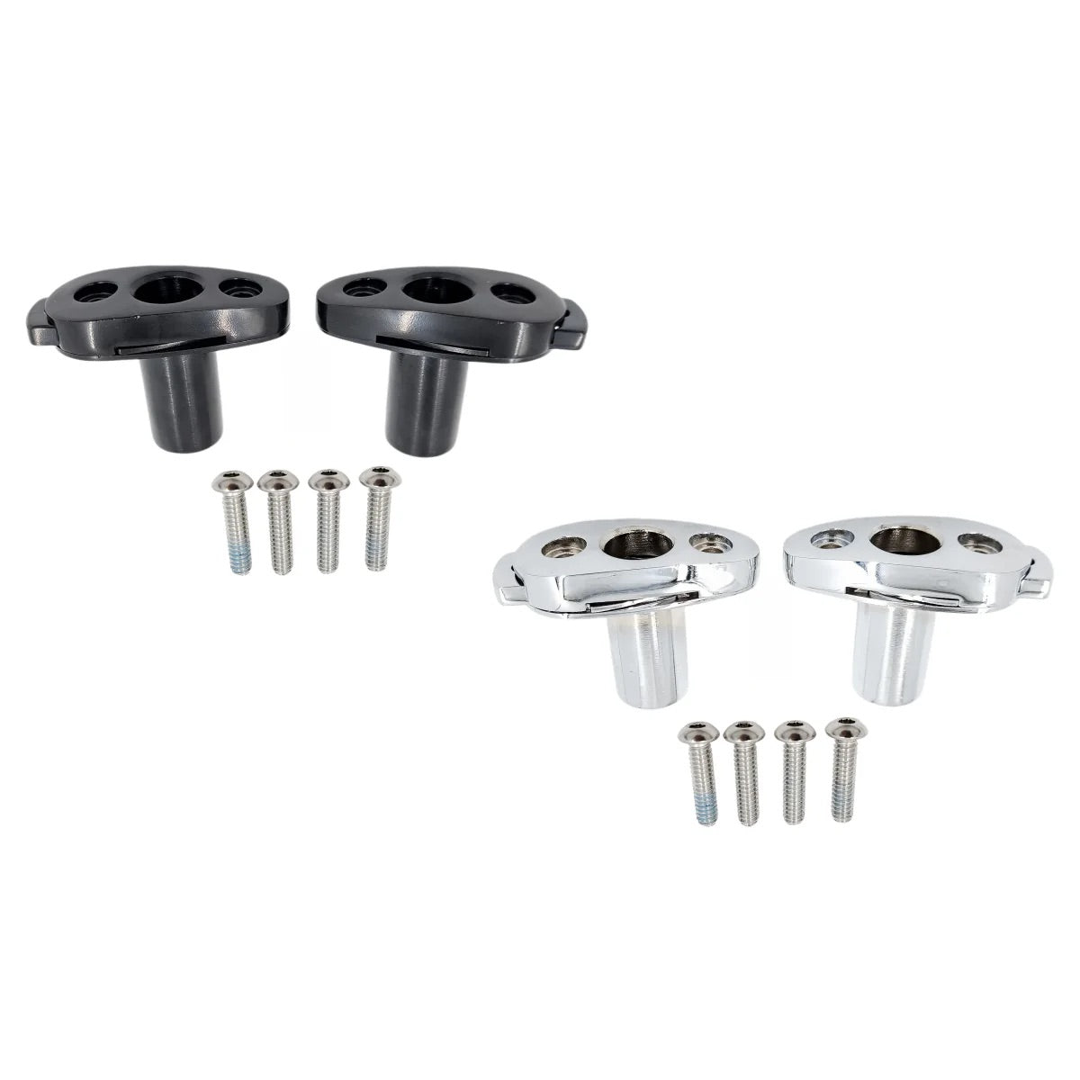 CMC-Motorsports Passenger Trike Backrest Docking Kit (Available in Gloss Black & Chrome)