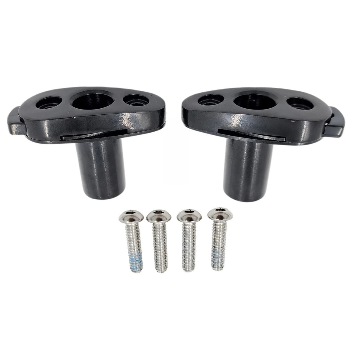 GQTechs Passenger Trike Backrest Docking Kit (Available in Gloss Black & Chrome)