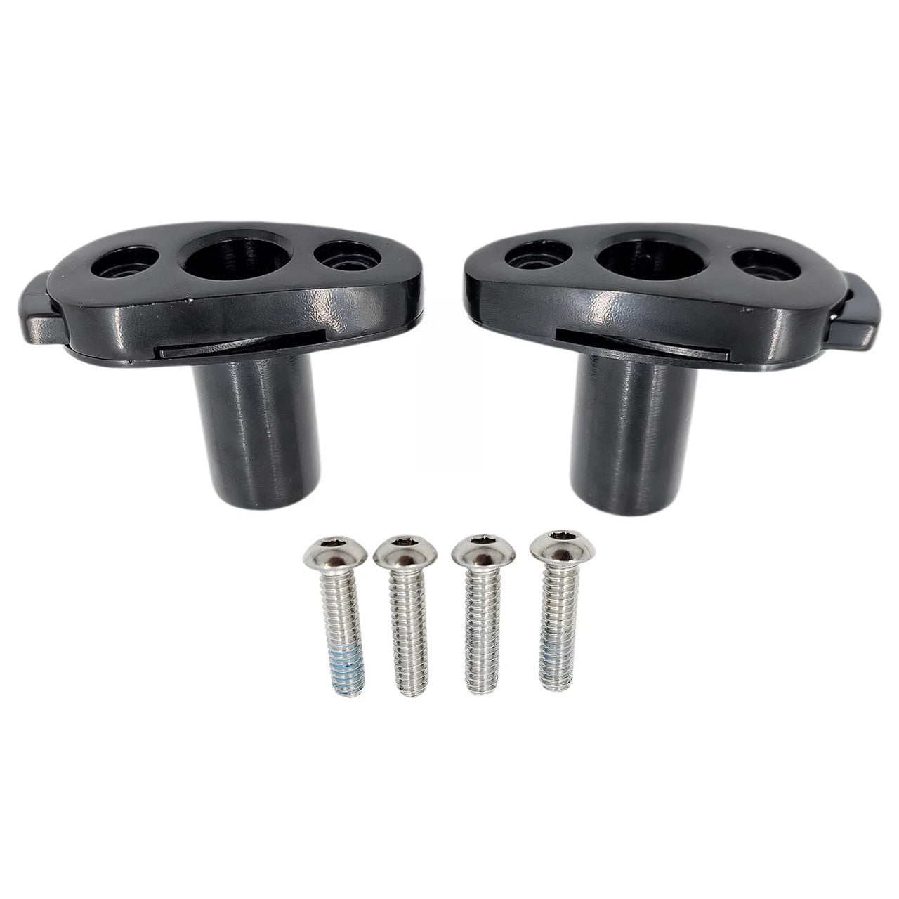 GQTechs Passenger Trike Backrest Docking Kit (Available in Gloss Black & Chrome)