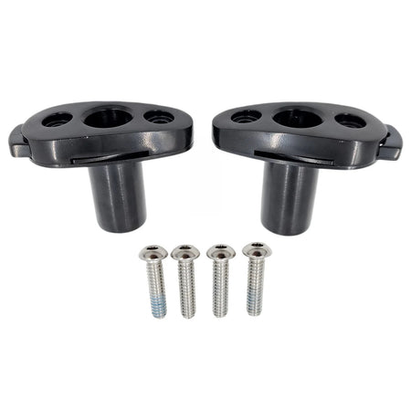 GQTechs Passenger Trike Backrest Docking Kit (Available in Gloss Black & Chrome)