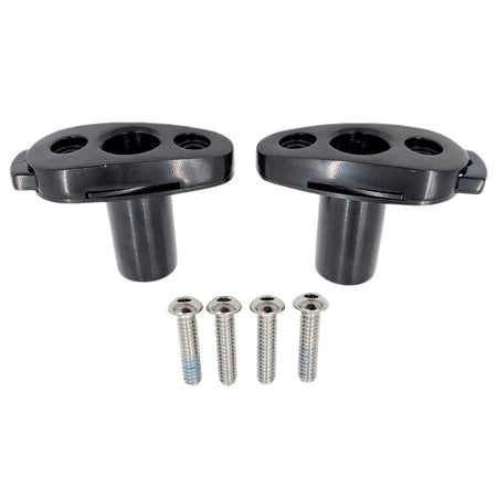 CMC-Motorsports Passenger Trike Backrest Docking Kit (Available in Gloss Black & Chrome)