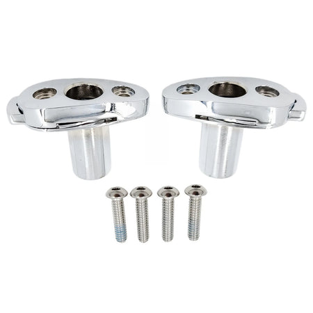 GQTechs Passenger Trike Backrest Docking Kit (Available in Gloss Black & Chrome)