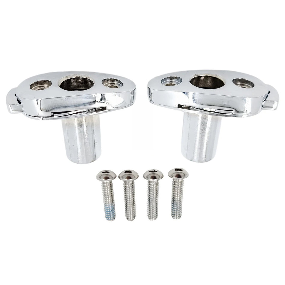 GQTechs Passenger Trike Backrest Docking Kit (Available in Gloss Black & Chrome)