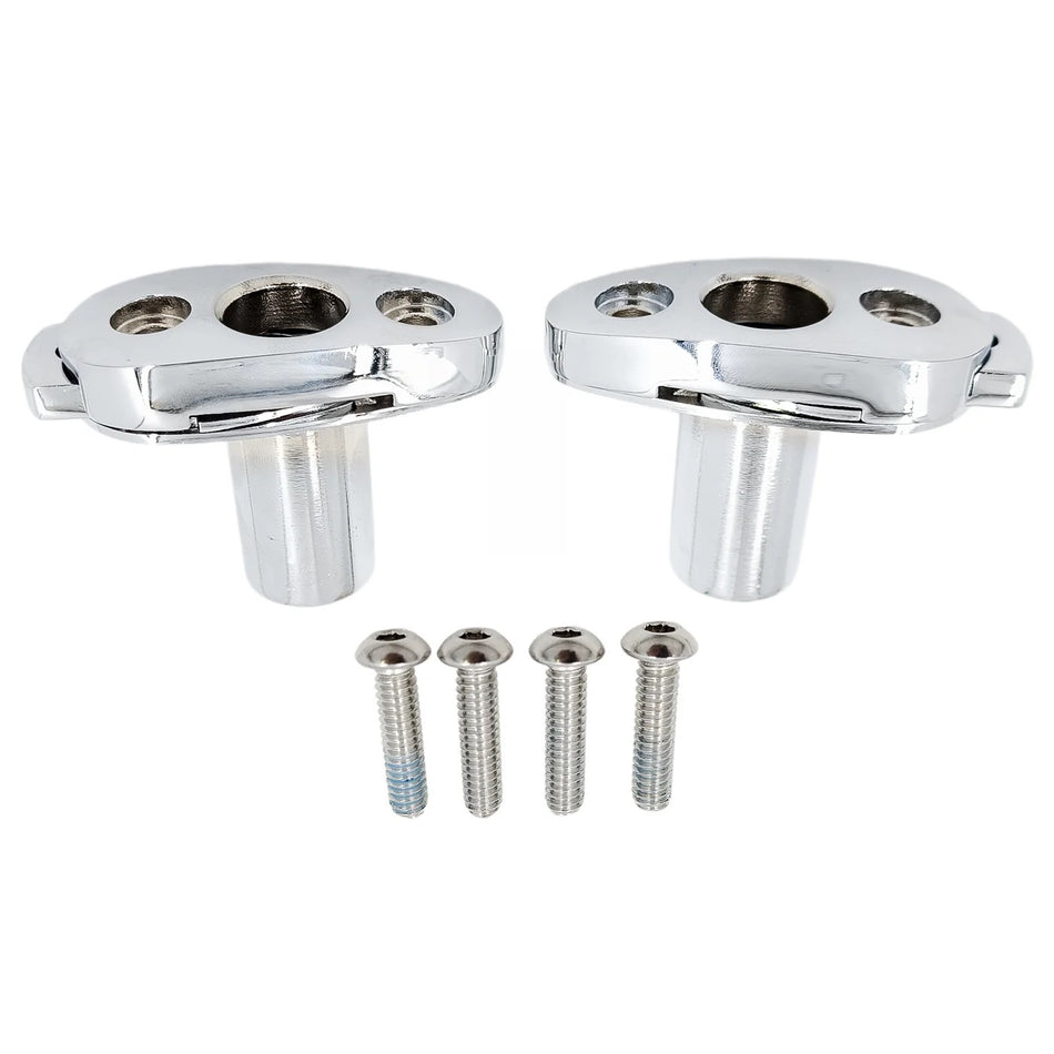 CMC-Motorsports Passenger Trike Backrest Docking Kit (Available in Gloss Black & Chrome)
