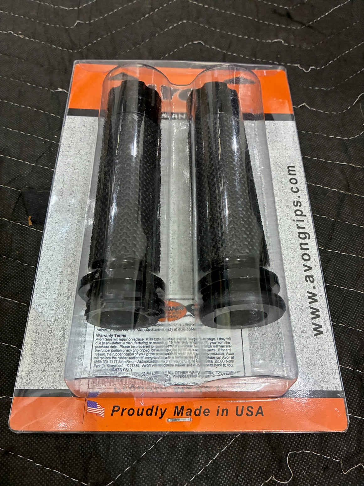 Avon Memory Foam Anodized Bullet Grips (push and pull)