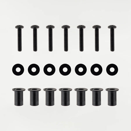 Klock Werks FXRP Windshield Well Nut Hardware Kit