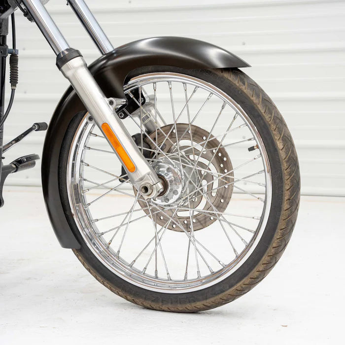 Klock Werks Tire Hugger Front Fender for H-D 1984-2015 Softail (FXST) and 1993-2005 Dyna Wide Glide (FXDWG)