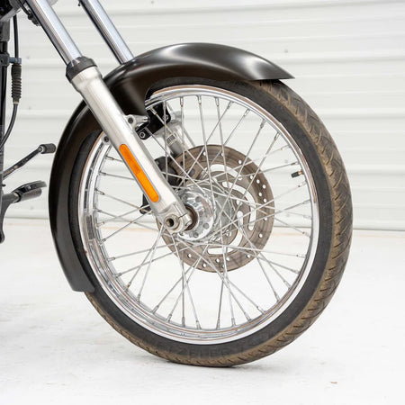 Klock Werks Tire Hugger Front Fender for H-D 1984-2015 Softail (FXST) and 1993-2005 Dyna Wide Glide (FXDWG)